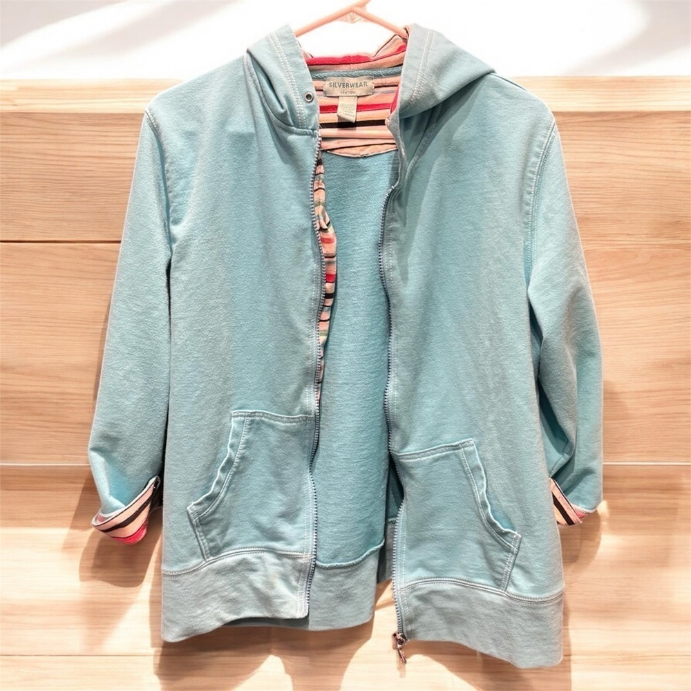 Silverwear New York Blue Hoodie Jacket XL